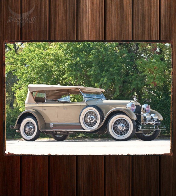 Металлическая табличка Duesenberg A Phaeton 244 Металлическая табличка Duesenberg A Phaeton 244
